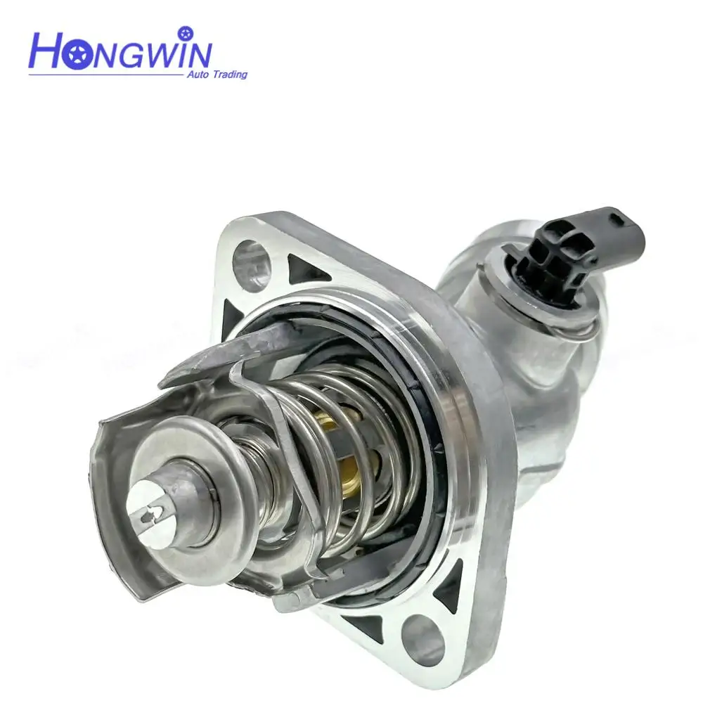 Engine Aluminium Coolant Thermostat 25500 2E085 Fits Kia Soul Seltos Hyundai Kona Elantra Veloster 2.0L