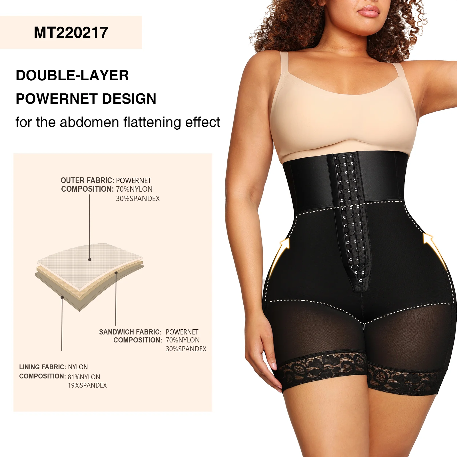 Women Waist Slimming Corset High Waist Body Shaper Panties BBL Shorts  Fitness Waist Trainer fajas Butt Lifter Slim Shapewear