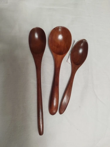 Natural Wood Spoon Bamboo Cooking Utensil Coffee Kitchen Teaspoon Tableware Accessories Spoon Teaspoons for Tea Stirring Spoon photo review