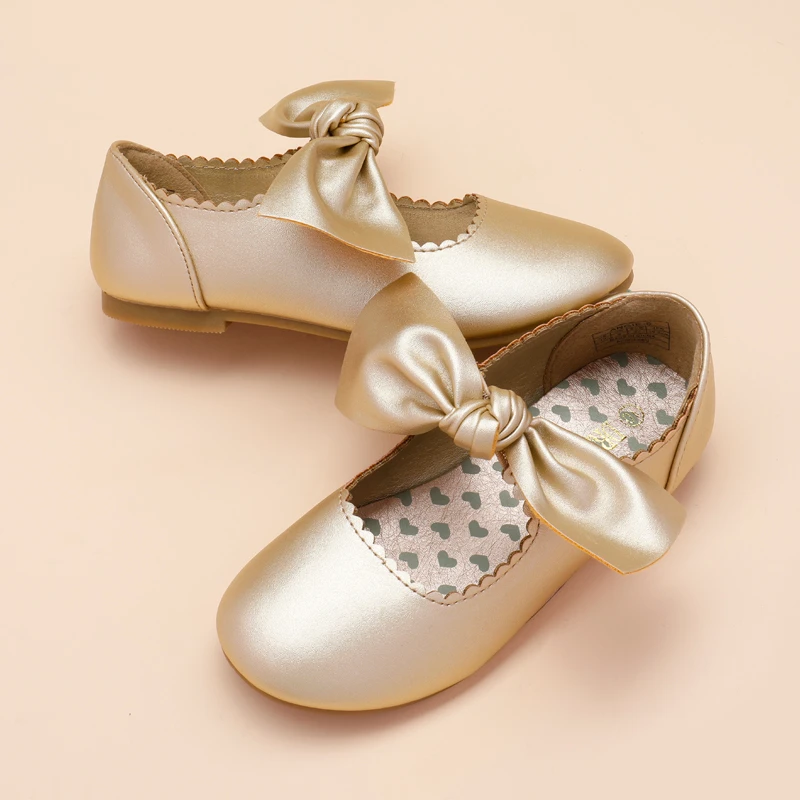 Dream Pairs Kids Girls Flats Ballet Mary Jane Big Bow Shoes Princess