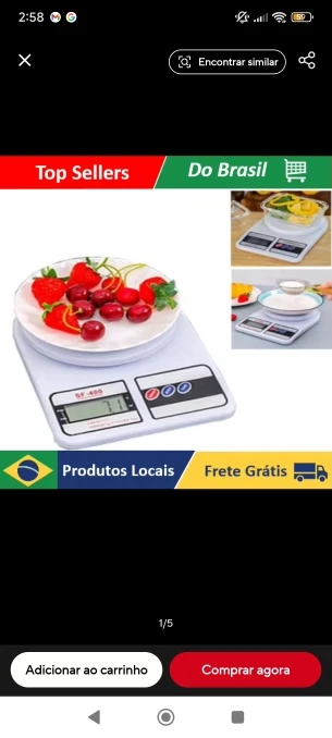 Balança Digital De Precisão Cozinha 10kg Nutrição E Dieta photo review
