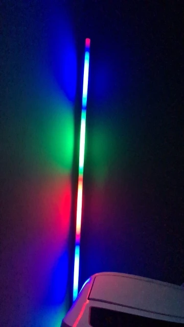 lampe de chevet Lampadaire d'angle sur pied Tuya Smart RGB LED, éclairage d'ambiance pour chambre à coucher, décoration salon nordique pour la maison lampadaire de salon luxe, lampadaire led sur pied, 150cm photo review
