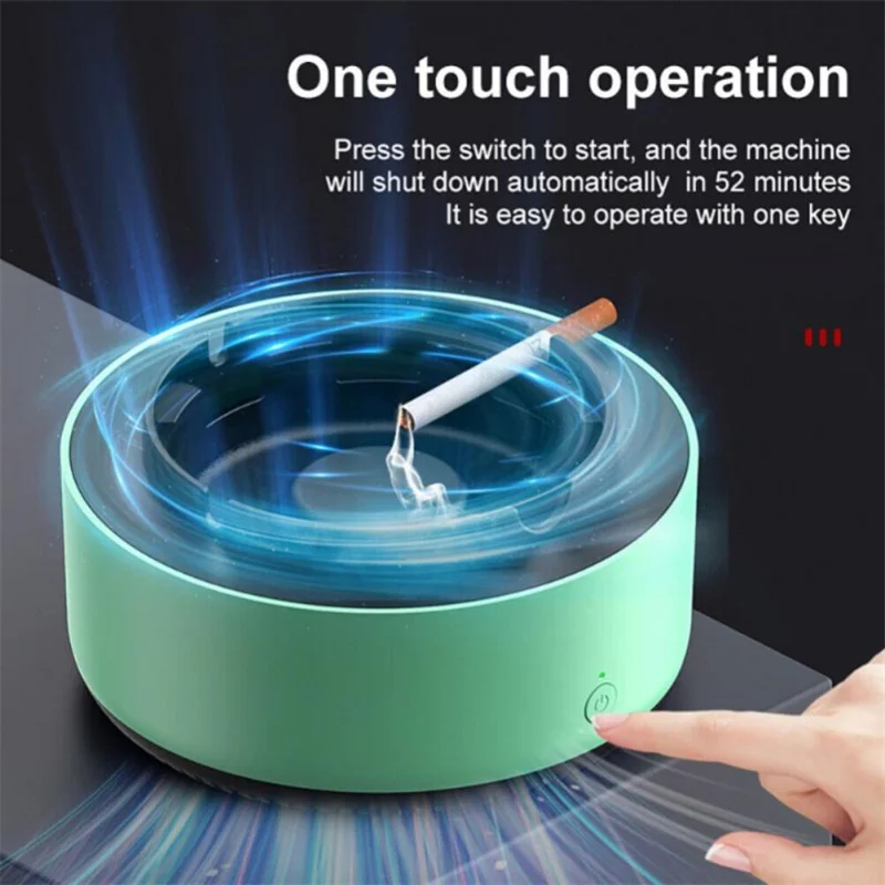 Air Purifier Intelligent Ashtray Smokeless Ash Tray for Workplace Cars  Outdoor