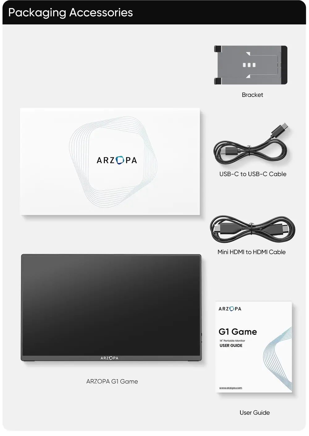 ARZOPA 16.1 ''144Hz 1080P FHD Monitor da gioco portatile HDR secondo  schermo esterno per Switch, Xbox, PS5,Laptop,PC,Mac,Raspberry - AliExpress