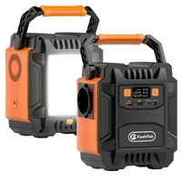 Station d'alimentation portable Flashfish A201 200W ou station d'alimentation + panneau solaire pliable TSP 18V 100W 172.8Wh 48000mAh, générateur solaire à onde sinusoïdale pure, batterie de secours avec prises AC 220V, alimentation électrique extérieure pour camping, camping-car, hors réseau, panne de courant d'urgence. 8