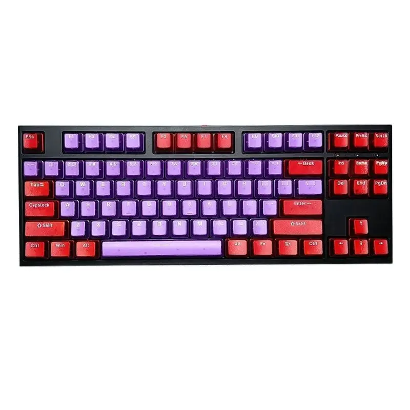 Keycaps Transparentes para Teclado Mecânico de Jogos Perfil Oem Faça Você Mesmo Abs Clear Keycap Jogo Retroiluminado Rgb 132 Chaves - Imagem 5