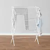 Foldable Laundry Drying Rack - 29.5"W x 41.8"H Portable for Indoor/Outdoor Use (White) 6