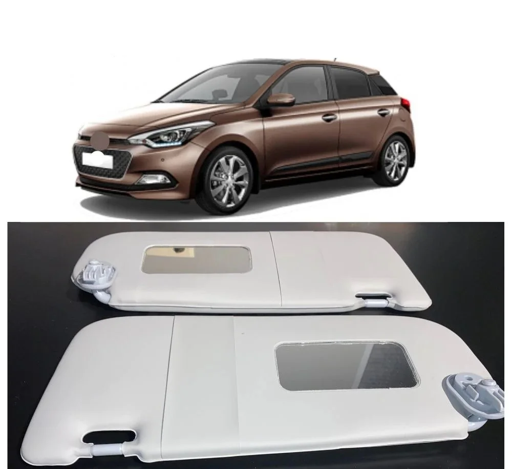 

For Hyundai i20 Interior Sun Visor 2008 - 2018 Left Right 2 Pieces-Wings Car Styling Protection AutoAccessories Spare Parts Trim