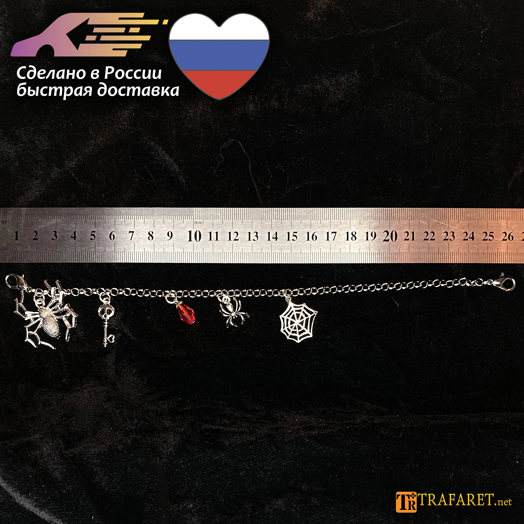 Рисунок 4 - Пауки, паутина и ключ с черепушкой: