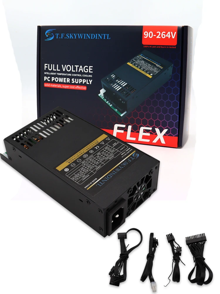 Skywindintl 1u Mini Flex Atx Unidade de Alimentação 400w 600w Watt Modular Psu Cabo para Itx Jogo Desktop Ativo Pfc t. f. - Imagem 6
