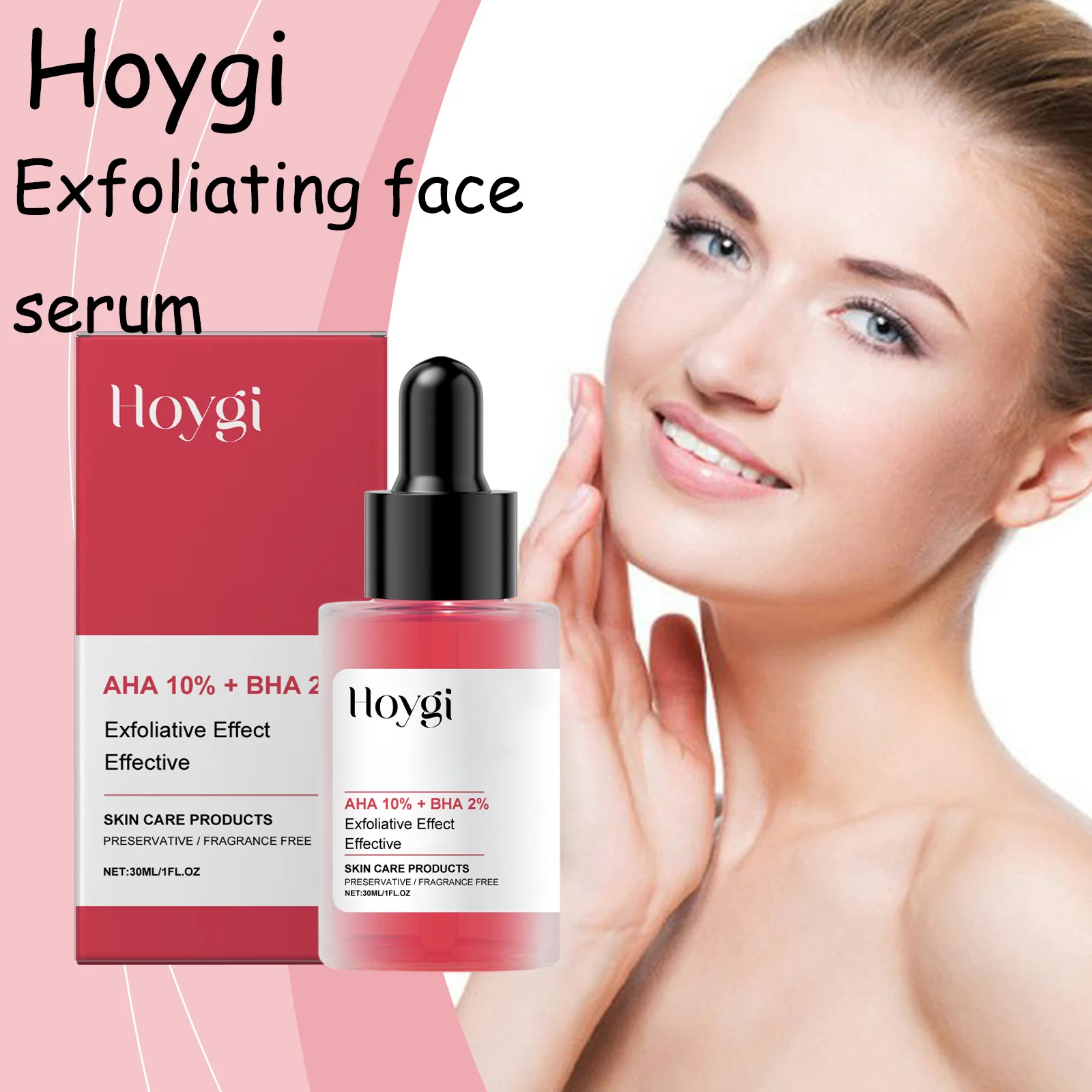 Hoygi Exfoliating Face Serum Tightening Pores Reduce Fine Lines Dark Spot Corrector Improve Skin Tone Moisturize Face Skin Serum