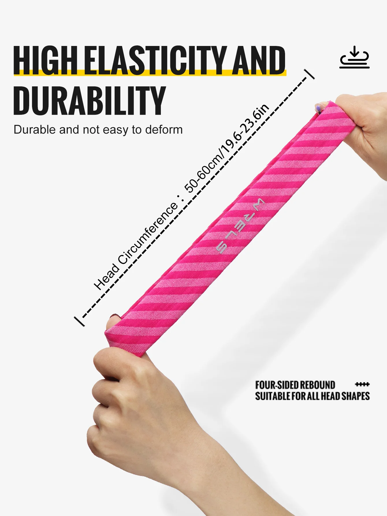 Gros plan sur le matériau PU antidérapant et respirant.