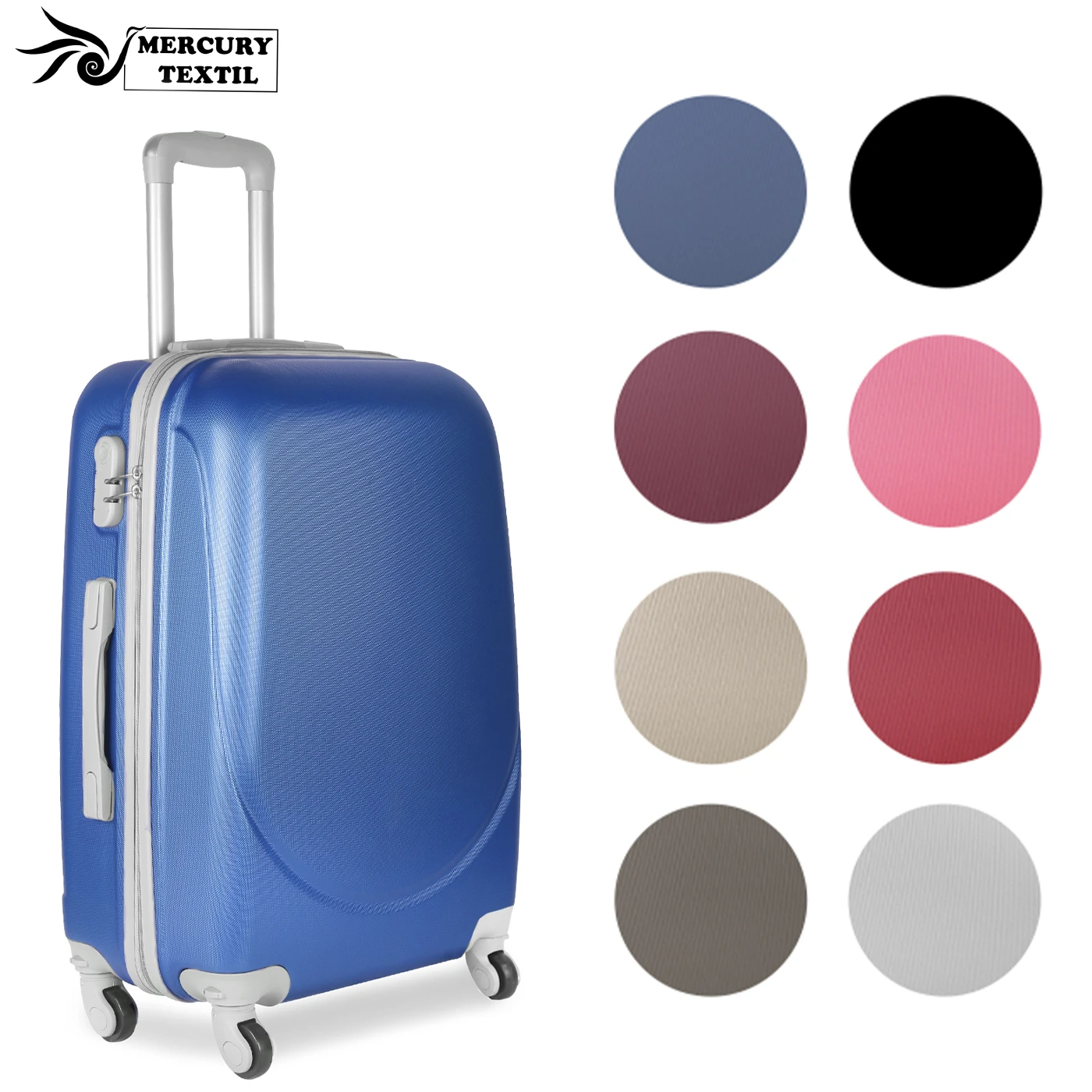 MERCURY TEXTIL Maleta Mediana 24'' x x cm 4 Ruedas Giratorias,Estructura Rígida ABS|Maletas| AliExpress