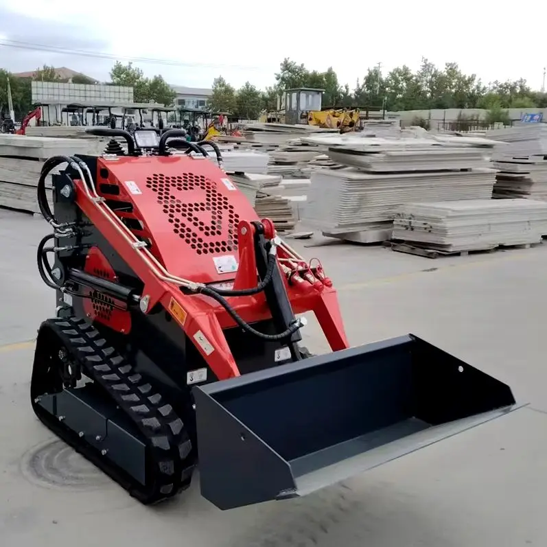Customizable Mini Skid Steer Loader Multiple Use Crawler Loader with EPA Engine