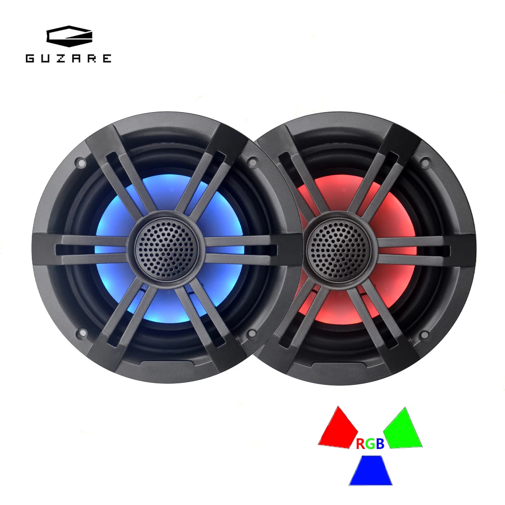 GUZAREMarineRGBSpeakers150Watts2wayPowerfulSoundIP66Waterproof