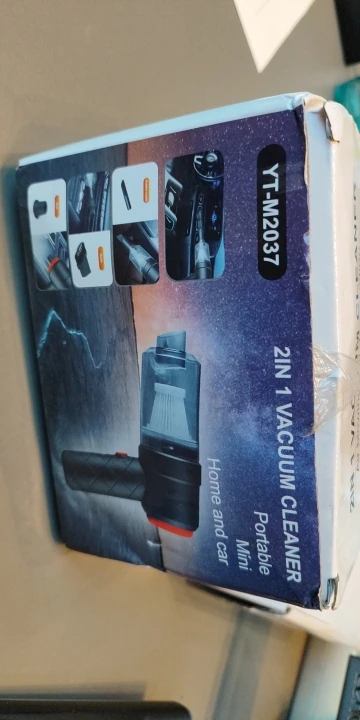Aspirador de coche inalámbrico de 120W, aspirador portátil de mano inalámbrico para polvo, aspirador de alta potencia para el hogar, la Oficina y el coche photo review