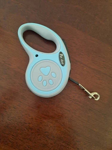 Laisse rétractable en nylon 3M/5M pour chien et chat – Traction durable, roulette automatique, laisse extensible pour promenade et course photo review