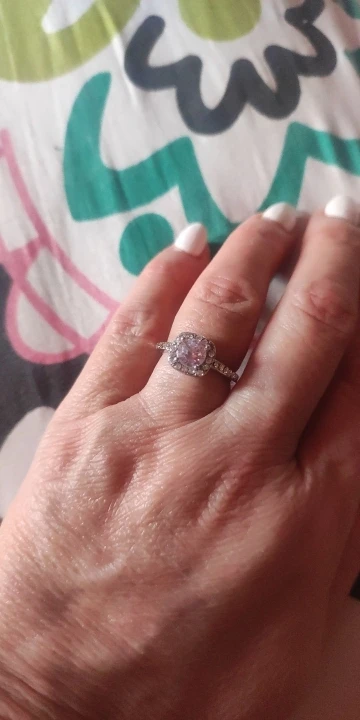 Classic Silver Color Wedding Rings photo review