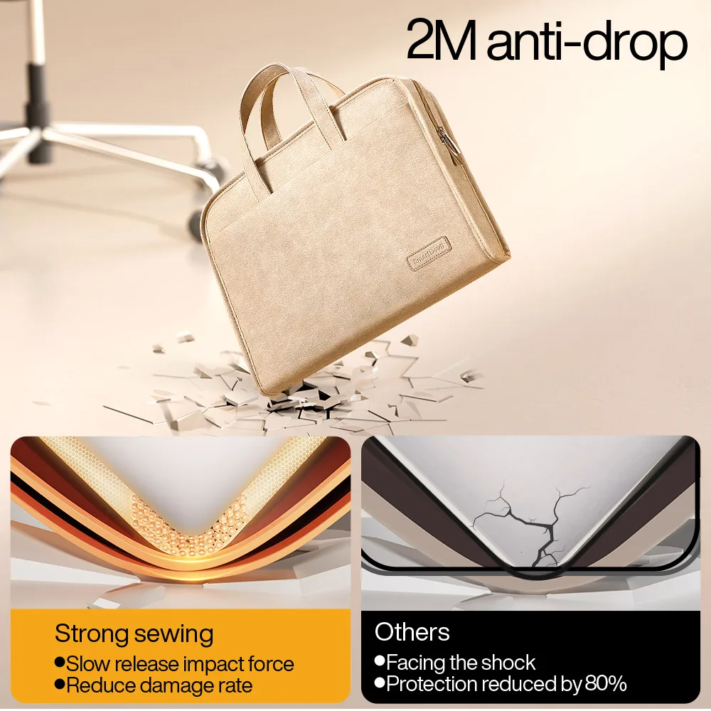 Smartdevil-bolsa para Laptop à Prova de Choque para Macbook Air 13 Estojo Xiaomi Notebook Lenovo 13 13.3 14 15.6 - Imagem 5