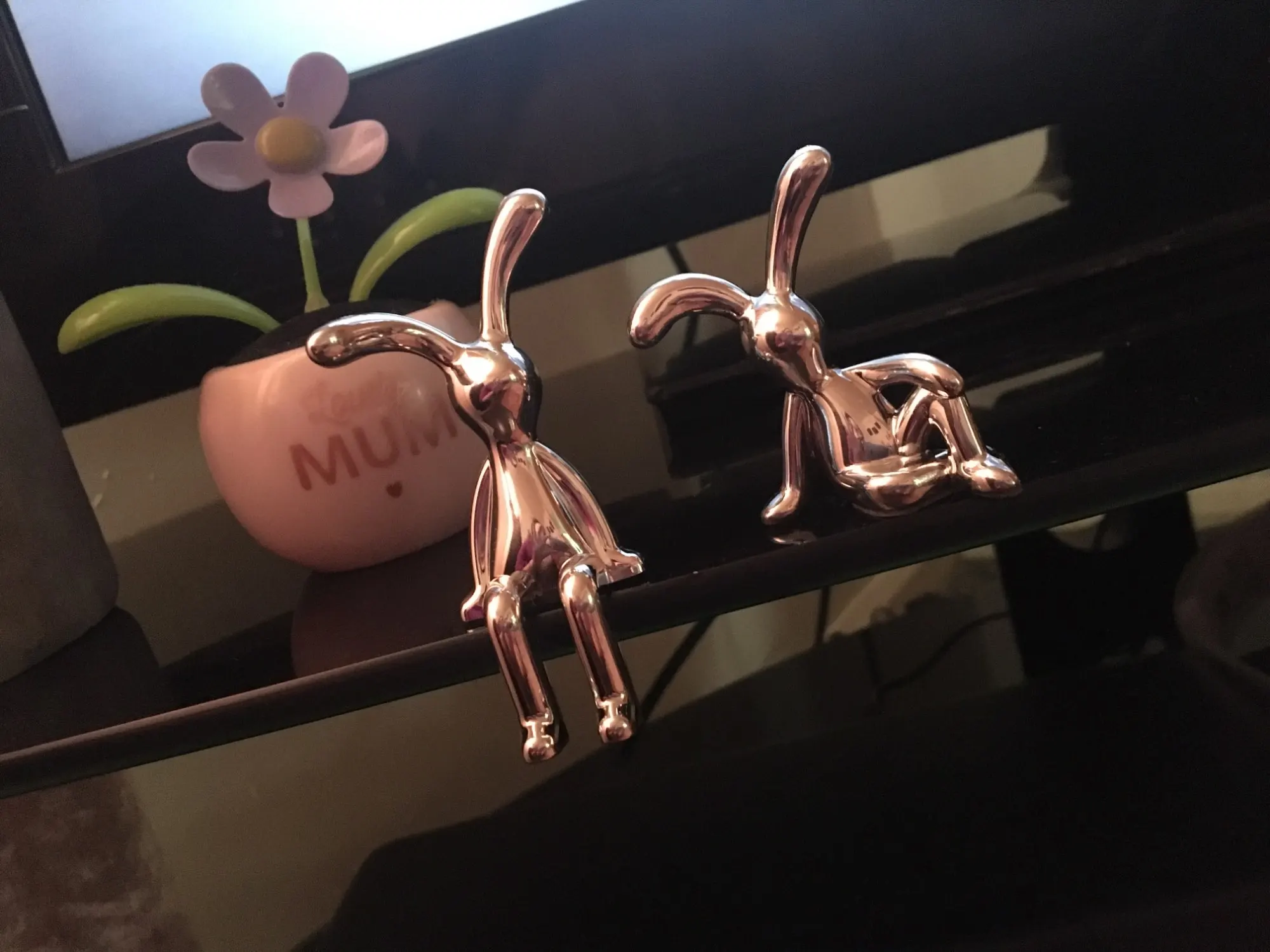 Long Eared Rabbit, Creative Rabbit Ornament, 3D Rabbit Ornament, DIY Decoration, Car Interior, Home Decoration photo review