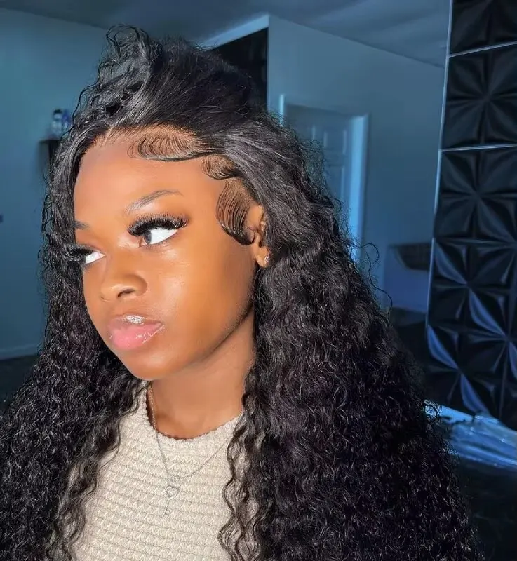 Water Wave 13x6 HD Lace Full Front Wig Pre-Everything Human Hair Free Part Wig
