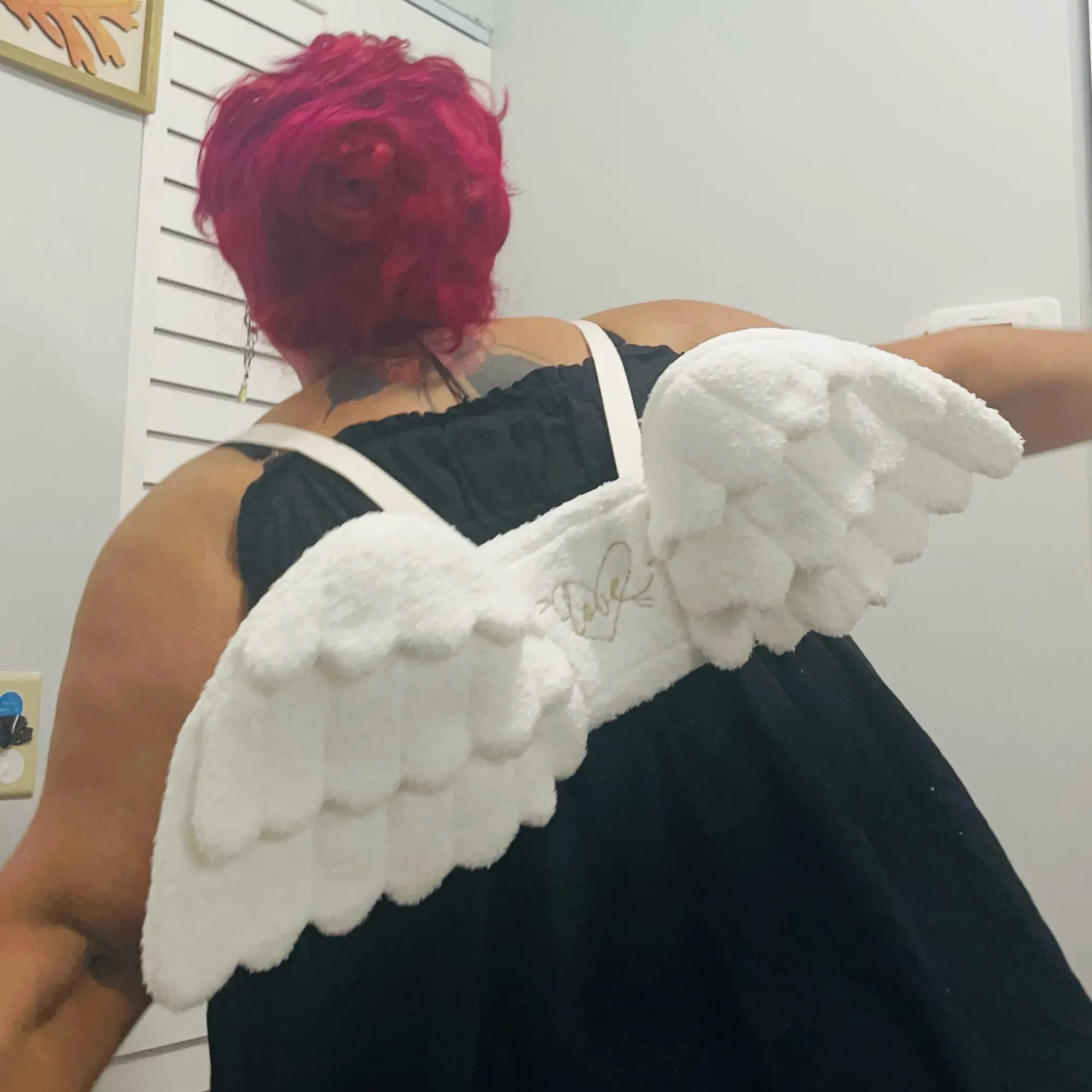 Angel Plush Wings Backpack photo review