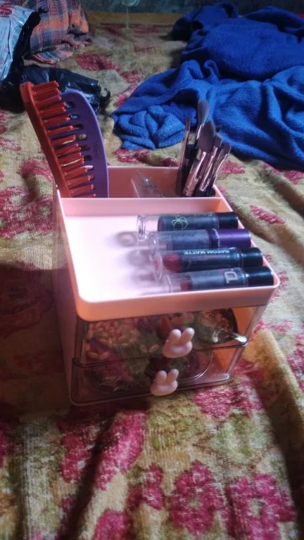 Organizador Mesa Coelho Porta Treco Caneta Gaveta/Maquiagem Escritório Multiuso - Neverdie Store photo review