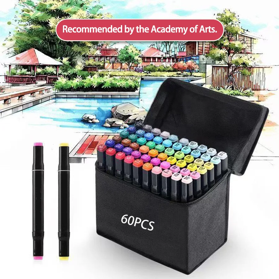Dual-Tip Artist Markers Set 4