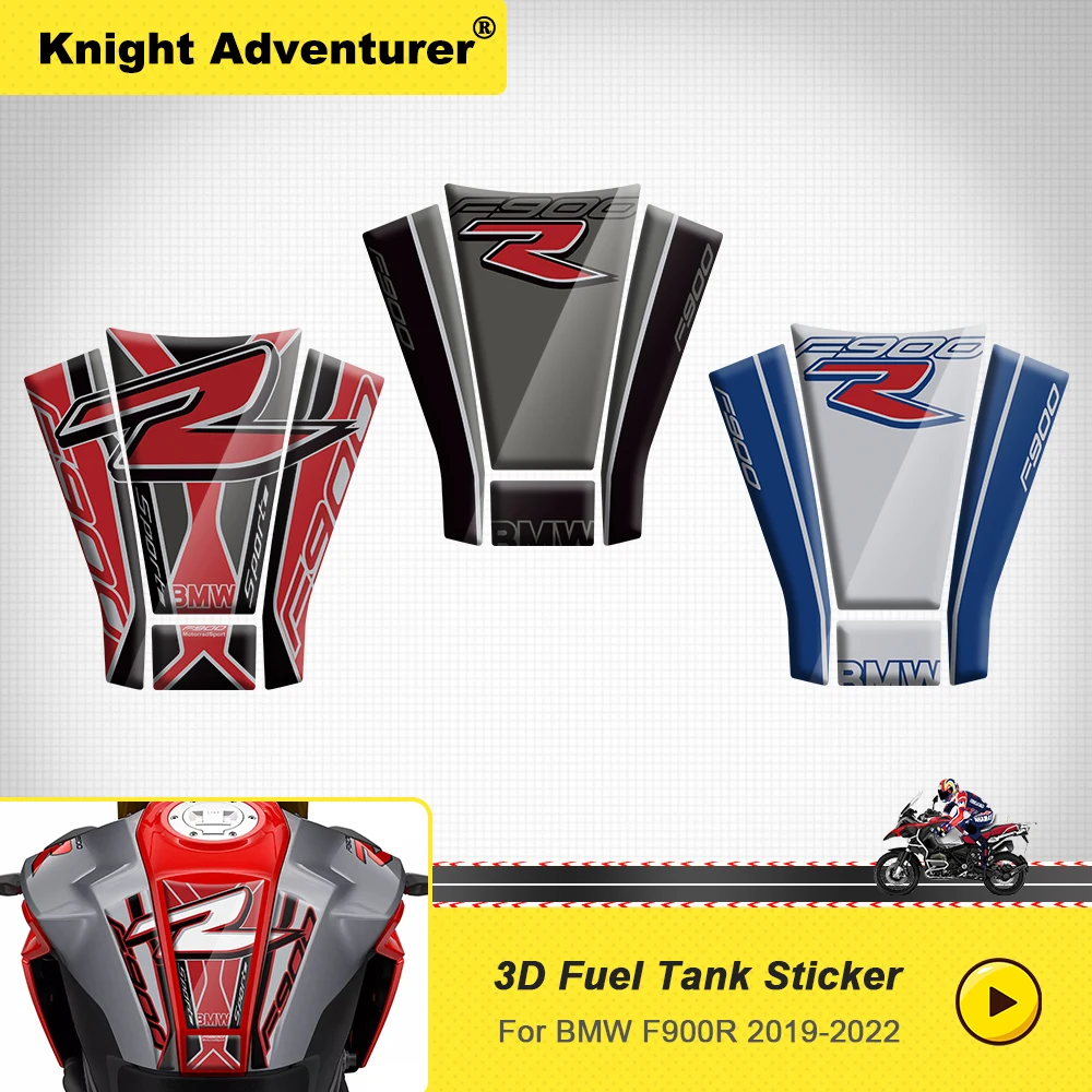 

Motorcycle Sticker 3D Gel Fuel Tank Pad Fishbone Applique Moto Protection Board Kit for BMW F900R F900 R 20192020 2021 2022