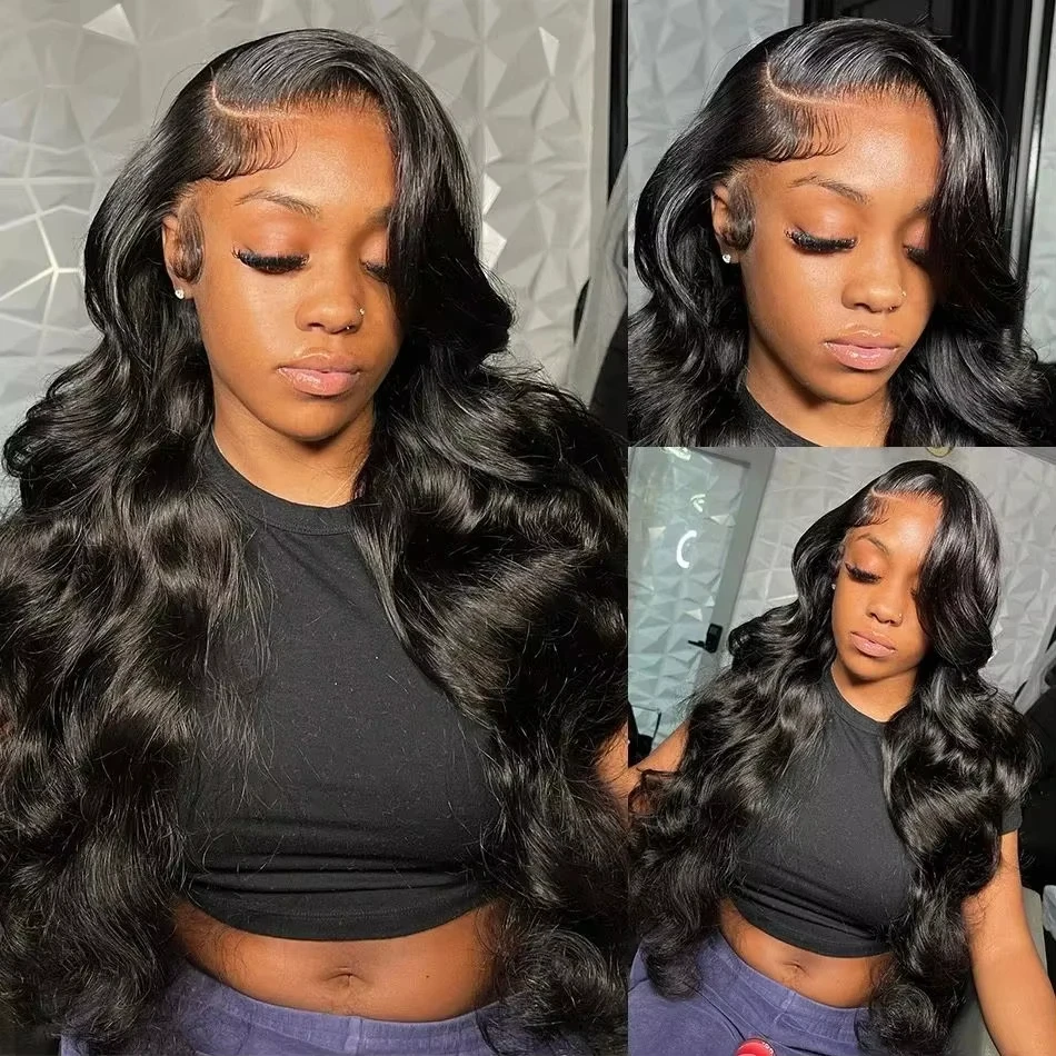Human Hair Wigs 30Inch Body Wave Lace Front Wig Human Hair Glueless Wig Ready to Wear 13x6 HD Transparent Human Hair Lace Frontal Brazilian Wigs