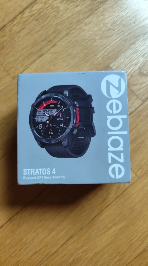 Nuevo reloj inteligente Zeblaze Stratos 4 GPS 2025, pantalla AMOLED de 1,43 ", brújula, altímetro barométrico, linterna, llamadas de voz, reloj inteligente photo review