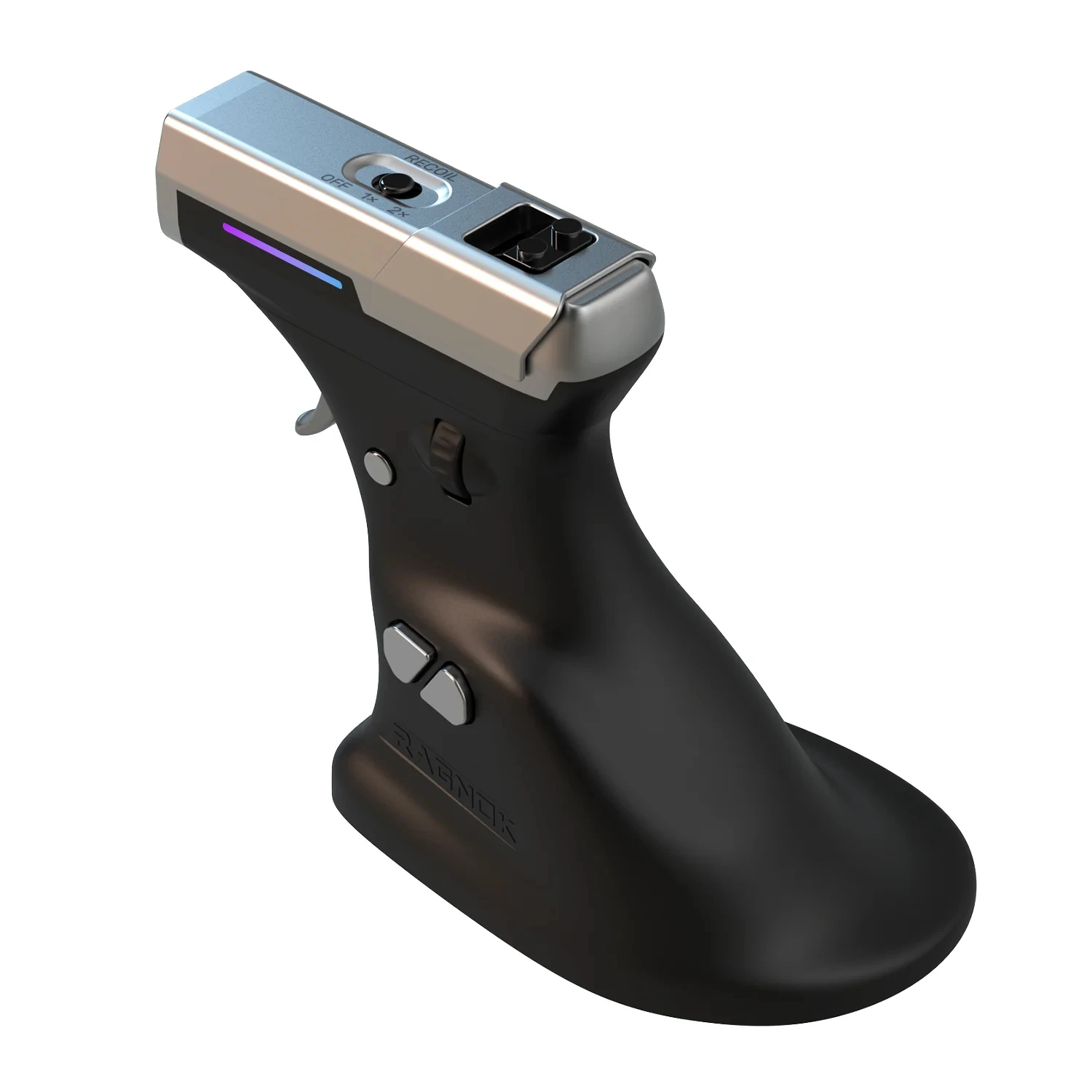 Ragnok ErgoStrike7: Gun Mouse with Recoil for FPS - White