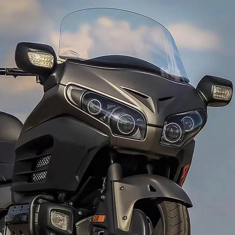 

Panical для лобового стекла HONDA 1800 Goldwing 2001 - 2017 стандартная высота ветрового стекла вентилируемое лобовое стекло GL 1800 Золотое крыло закаленное и противотуманное