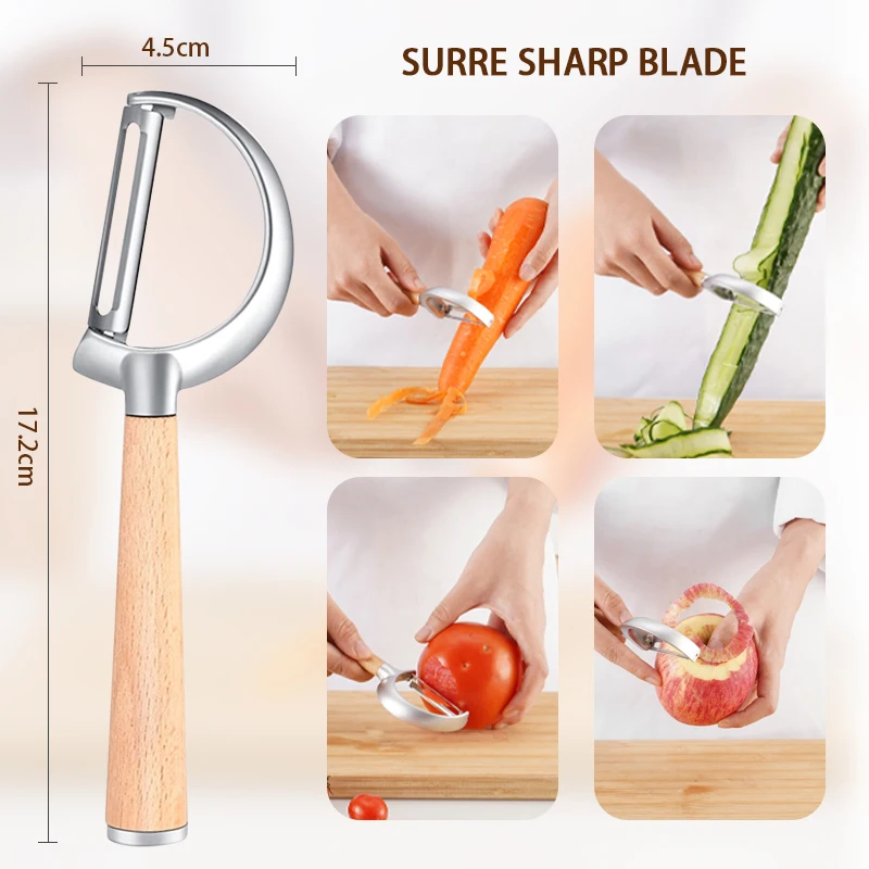 Vegetables Fruit Peelers Vegetables Slicers Premium Stainless