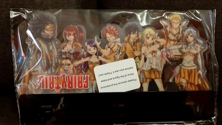 Fairy Tail Action Figures - Union Group Natsu Lucy Erza Gray Wendy Laxus  Acrylic Stand Figure