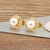 86948-ef4d84.jpg Nidin classique nouveau Design incrusté brillant cristal Zircon perle breloque boucles d'oreilles pour les femmes de mariage oreille bijoux accessoires