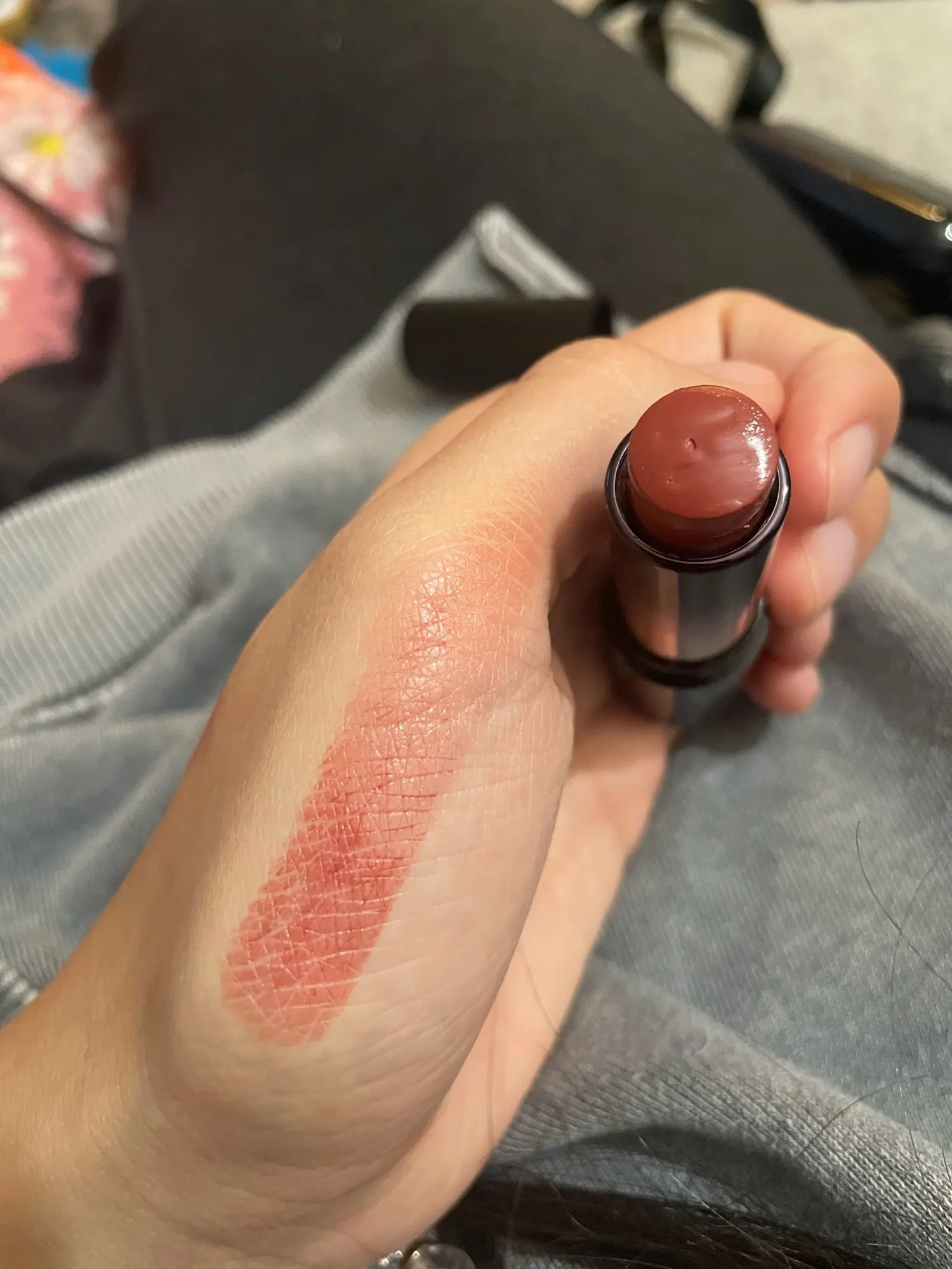 Lipstick red brown lipstick waterproof moisturizing mirror lipstick lip gloss natural long-lasting makeup Valentine's Day gift photo review