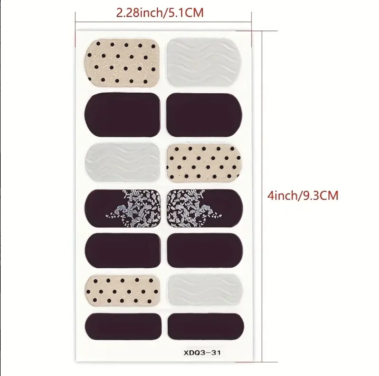 20 Vibrant Colors Nail Wraps Full Cover Nail Stickers for a Unique Nail Art Look 5