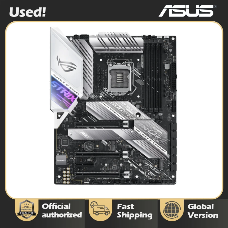 Asus Rog Strix Z490-A Gaming Lga 1200 (Intel 10Th Gen) Z490 Sata 6 Gb/S Atx Scheda Madre Intel