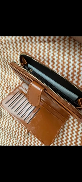 Hot Sale Women Wallet Leather Clutch photo review