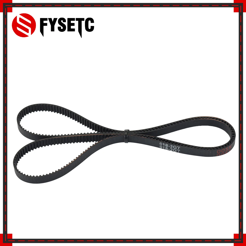 FYSETC Belt Closed Loop Rubber GT2 Timing Belt 2GT-6 Length 618mm Synchronous Belts Impresora 3d принтер 3D Printer