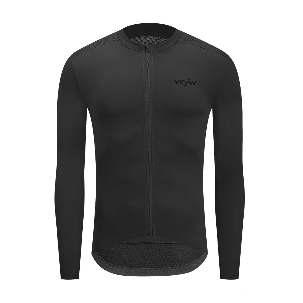 thumbnail image 1 of Ykywbike Ropa de Ciclismo de Otoño Ropa de Ciclismo de Carreras de Carretera Camisa de Bicicleta Transpirable de Primavera Jersey de Ciclismo de Montaña de Manga Larga para Hombres, 1 of 5