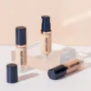 Beauty Glazed 6 Color Liquid Foundation Concealer - Full Coverage, Long-Lasting, Waterproof, Natural Effect, 4