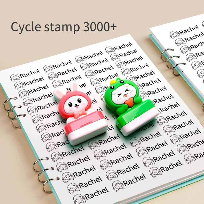 Children Seal Stamp Toy Baby Student Clothes Chapter School Name Word Waterproof Wash Not Faded Sello Personalizado