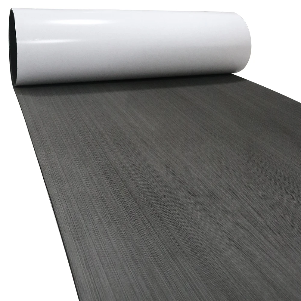 900*2400mm Boat Flooring Sheet EVA Foam Marine Teak Decking Carpet Plain Color Grey Self Adhesive for Yacht Kayak dirt trapper carpet runner 100x250 cm grey