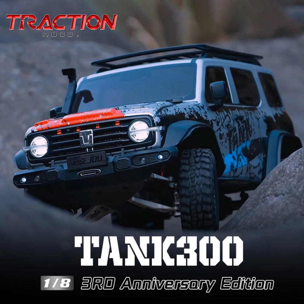 TRACTION HOBBY 1/8スケール TANK300【赤】RTR TRACTION HOBBY KM 1:8 TANK300 3rd Anniversary Edition 2.4GHz