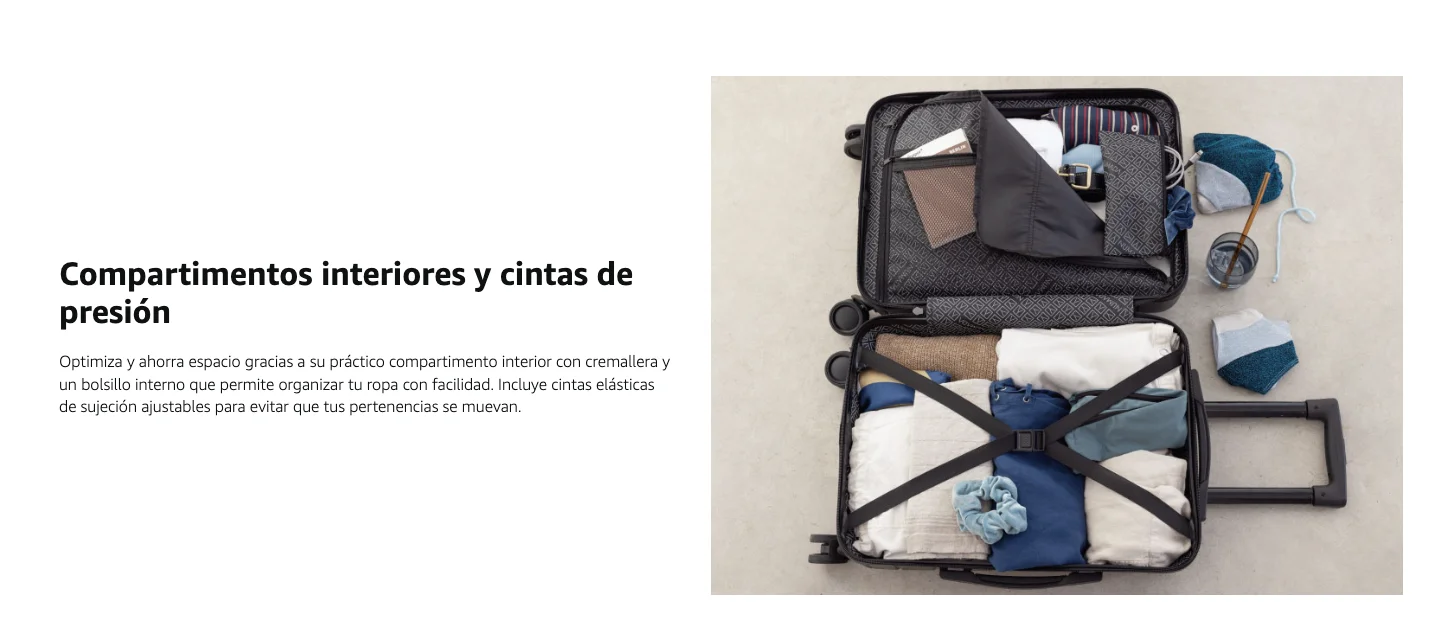 NUMADA - Trolley Bagaglio a Mano 55x40x20 (31L) Upfly XS Ultra Leggero ABS  con Chiusura con Combinazione e 4 Ruote Doppie