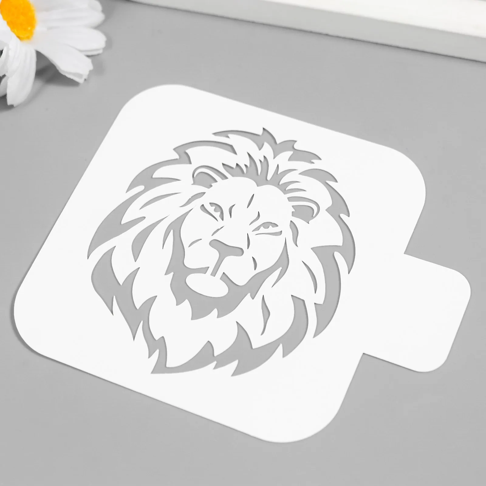 Lion Stencil Tattoo