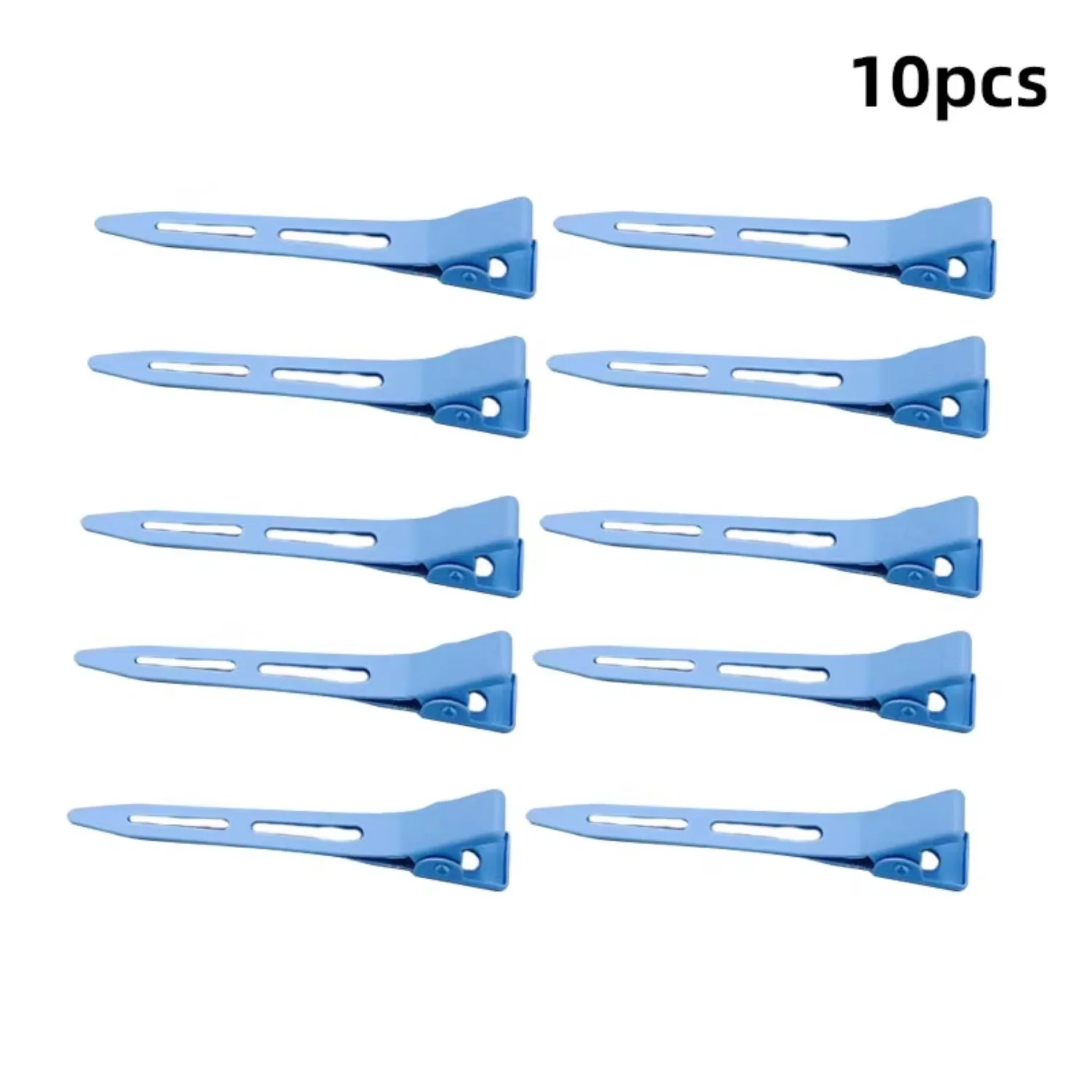 Hair Clips 10PCS Black Duckbill Nonslip Alligator for Barber Salon Styling Dying Accessories