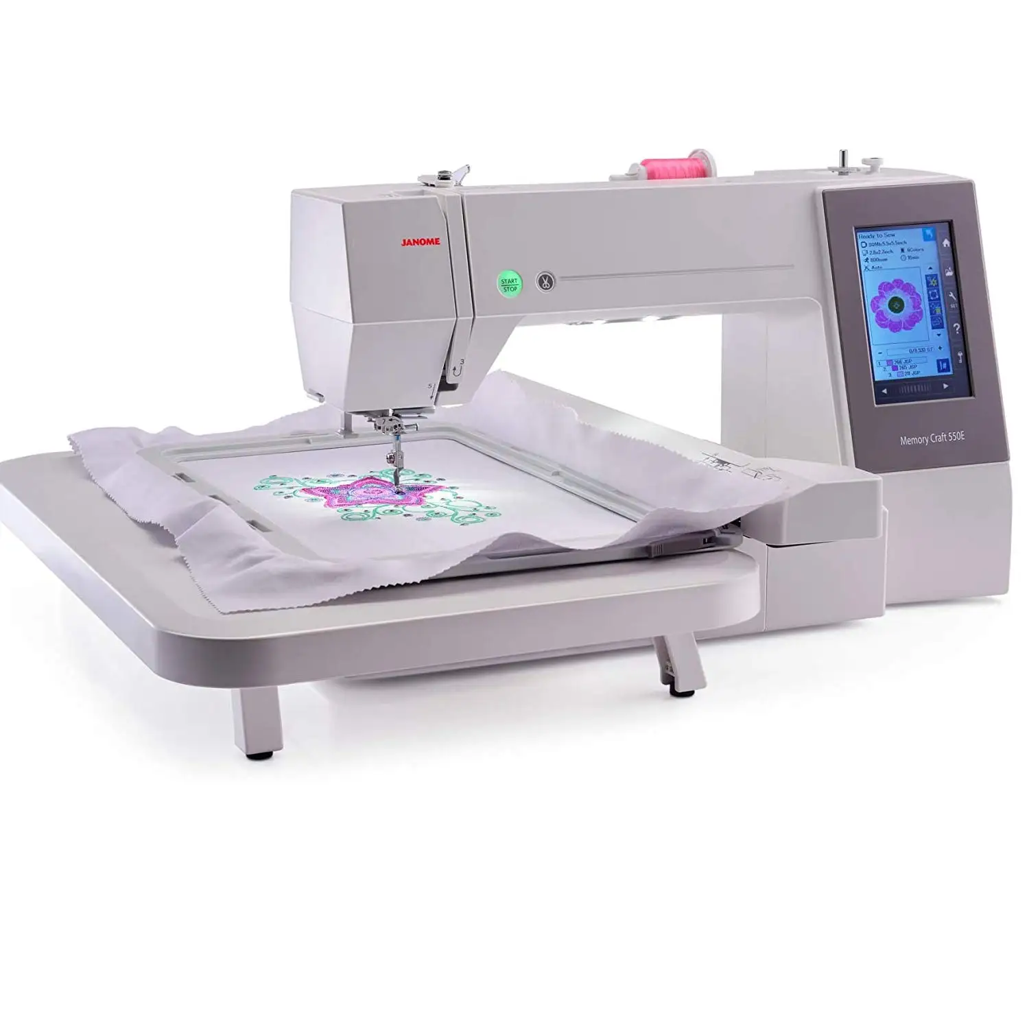 

Новая распродажа, вышивальная машина Janome Memory Craft 550E